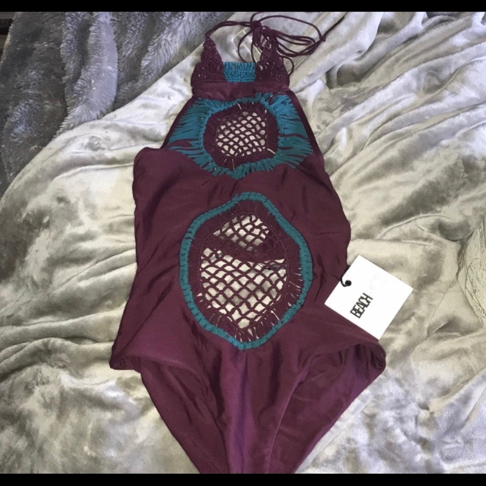 Beach Riot Macrame One Piece